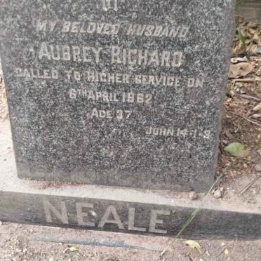 NEALE Aubrey Richard -1962