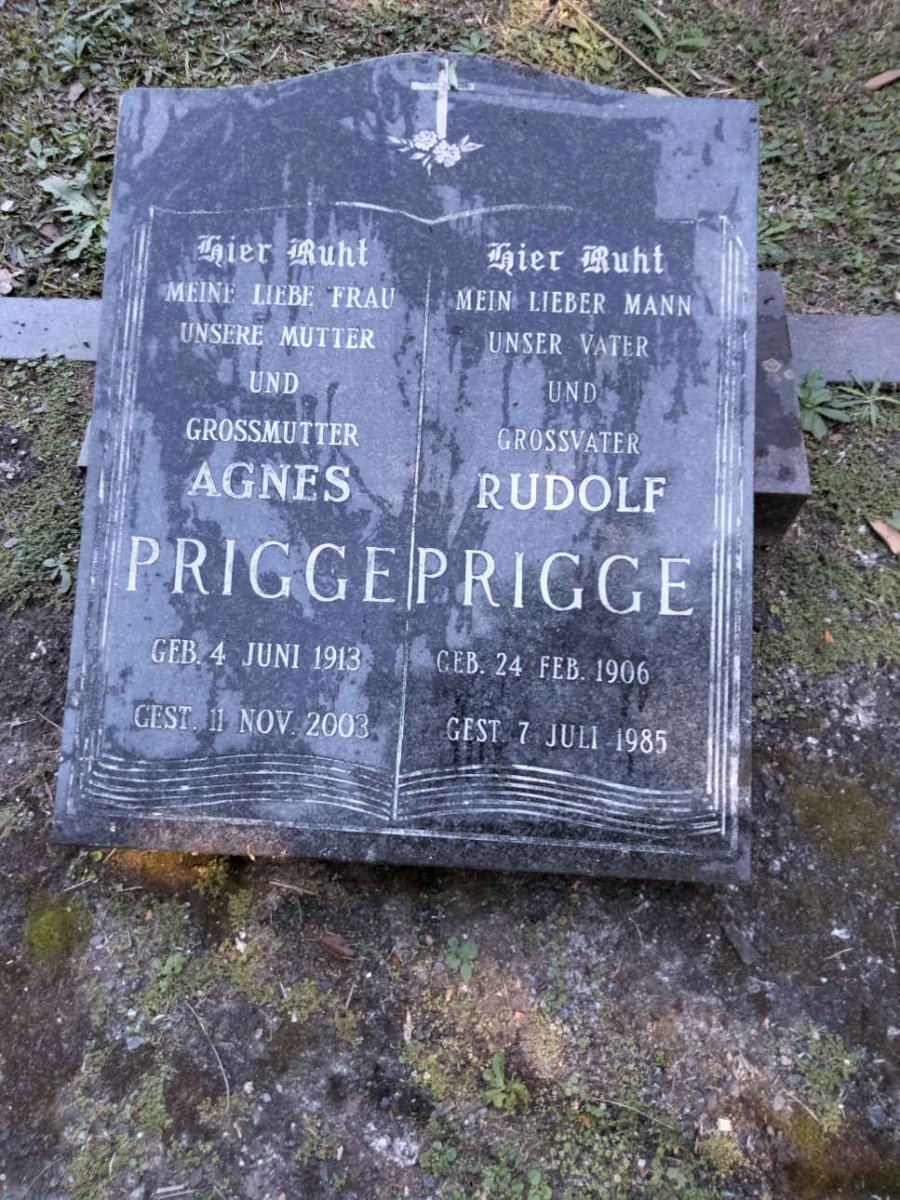 PRIGGE Rudolf 1906-1985 &amp; Agnes 1913-2003