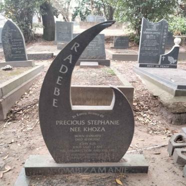 RADEBE Precious Stephina nee KHOZA 1973-201?