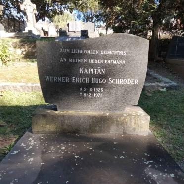 SCHRODER Werner Erich Hugo 1925-1971