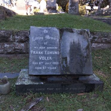VOLEK Frank Edmund -1963