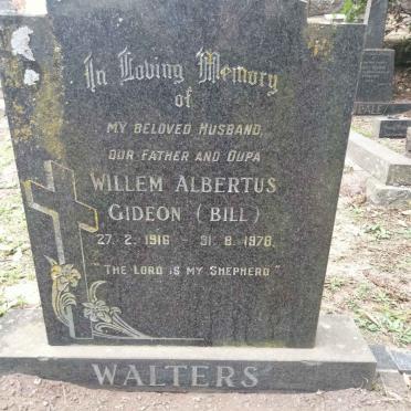 WALTERS Willem Albertus Gideon 1916-1978