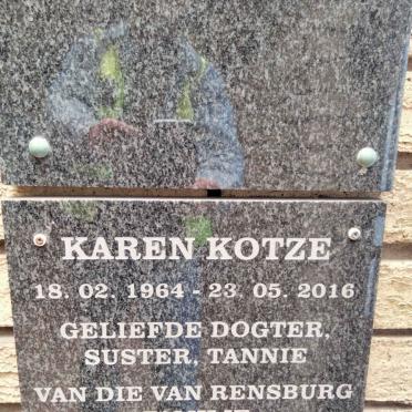 KOTZE Karen 1964-2016