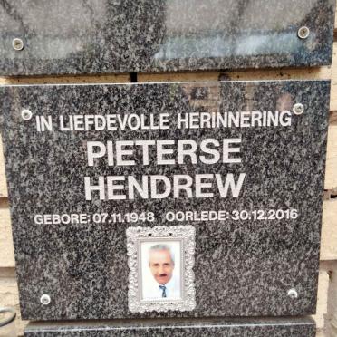 PIETERSE Hendrew 1948-2016