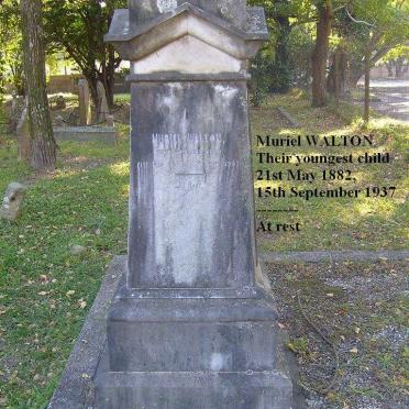 WALTON Muriel 1882 - 1937