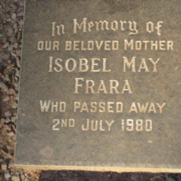 FRARA Isobel May -1980