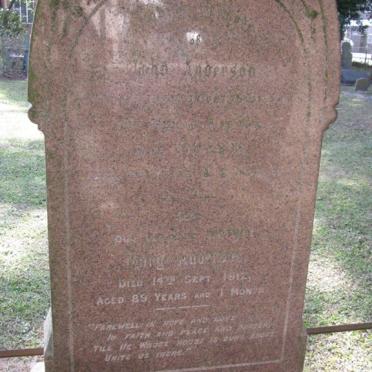 ANDERSON John Mary 1823-1912
