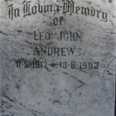 ANDREWS Leo John 1917-1993