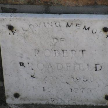 BROADFIELD Robert 1958-1975