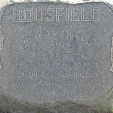 BOUSEFIELD Berkley George &amp; Catherine