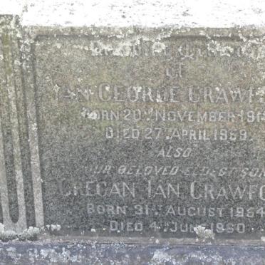 CRAWFORD Ian George 1913-1659 :: CRAWFORD Crecan Ian 1954-1960