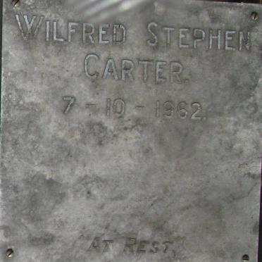 CARTER Wilfred Stephen -1962
