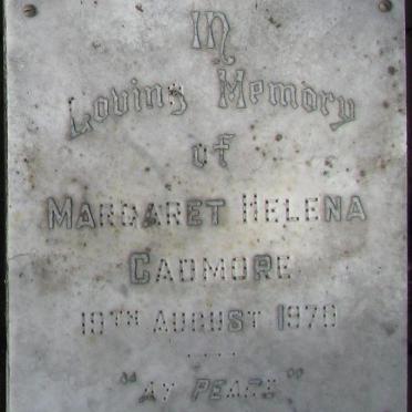 CADMORE Margaret Helena -1970