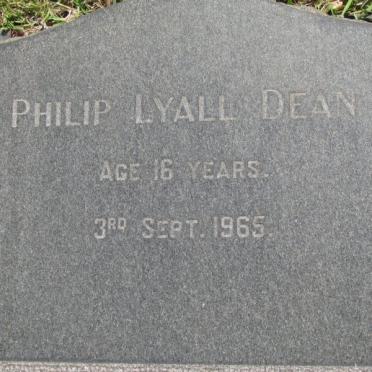 DEAN Philip Lyall 1949-1965