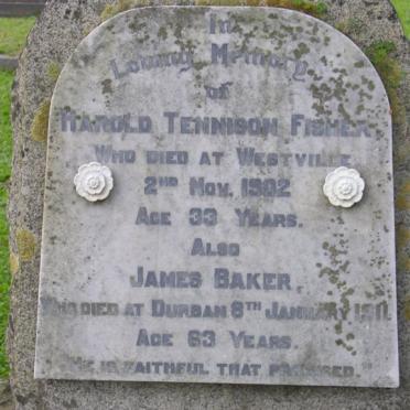 FISHER Harold Tennison -1902 ::  BAKER James -1911