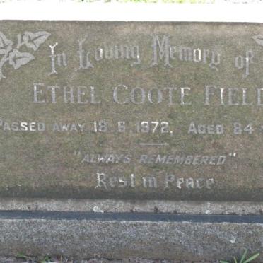 FIELD  Ethel Coote 1888-1972