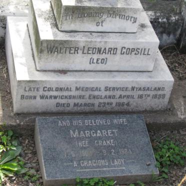 GOPSILL Walter Leonard 1899-1964 &amp; Margaret GRAKE 1904-1984