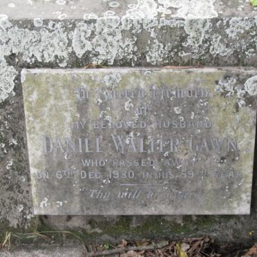 GAWN Daniel Walter 1871-1930