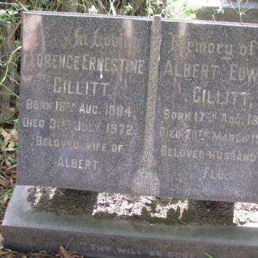 GILLITT Albert Edward 1890-1982 &amp; Florence Ernestine 1884-1972