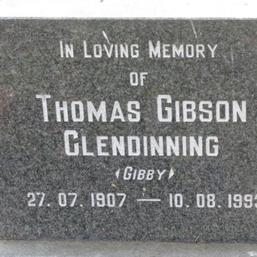 GLENDINNING Thomas Gibson 1907-1993