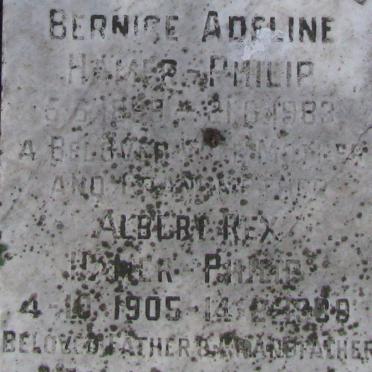 HAMER-PHILLIP Albert Red 1905-1968 &amp; Bernice Adeline 1899-1983
