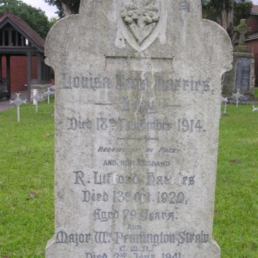 HARRIES R. Lifford 1841-1920 &amp; Louisa Jane -1914 :: STRAW Pennington W. 1855-1941 &amp; Elizabeth Lucy -1950