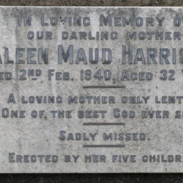 HARRISON George &amp; Aileen Maud 1907-1940