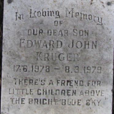 KRUGER Edward John 1978-1979