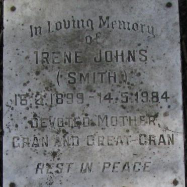 JOHNS Irene nee SMITH 1899-1984