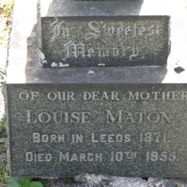 MATON Louise 1871-1953