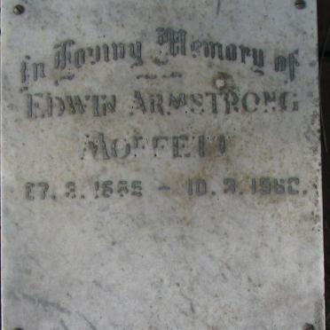 MOFFETT Edwin Armstrong 1885-1962