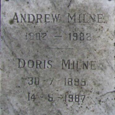 MILNE Andrew 1902-1982 &amp; Doris 1899-1987