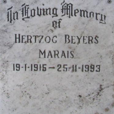 MARAIS Herzo Beyers 1915-1993