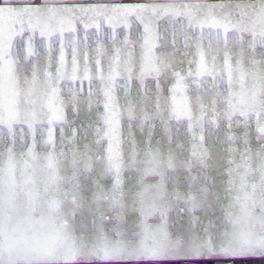MCLEOD Roderick Ivan 1972-1972