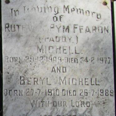 MICHELL Ruthvren Pym Fearon 1909-1977 &amp; Beryl 1910-1989