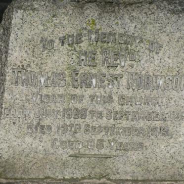 ROBINSON Thomas Ernest 1834-1919