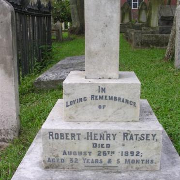 RATSEY Robert Henry -1892