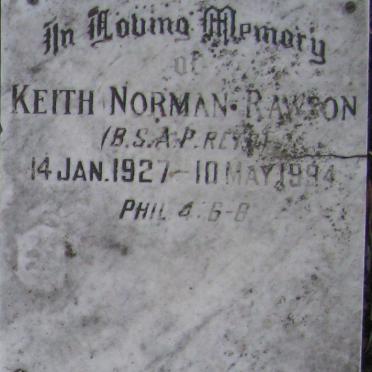 RAWSON Keith Norman 1927-1994