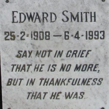 SMITH Edward 1908-1993