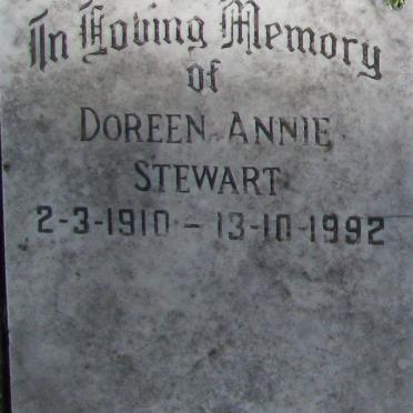 STEWART Doreen Annie 1910-1992