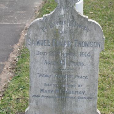 THOMSON Samuel Edgar 1877-1914