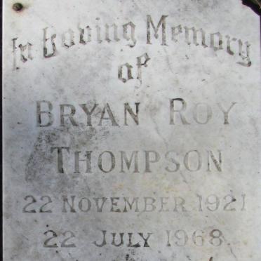 THOMPSON Bryan Roy 1921-1968
