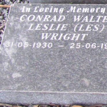 WRIGHT Conrad Walter Leslie 1930-1994
