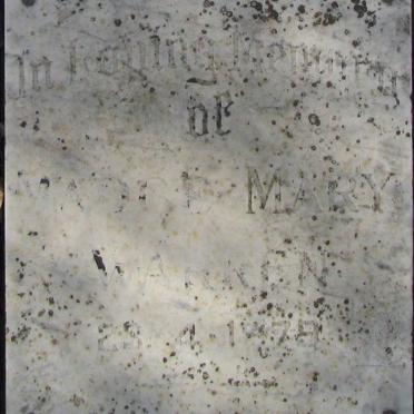 WARREN Madge Mary 1923-1978