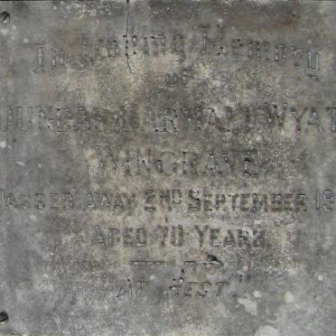WINGRAVE Dundas Carmalt Wyatt 1894-1964
