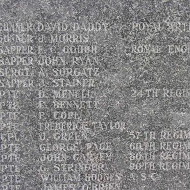 Zulu War Memorial Cross-Detail-2