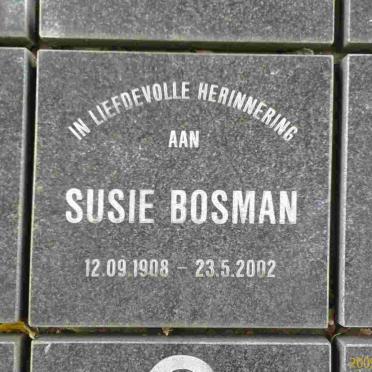 BOSMAN Susie 1908-2002