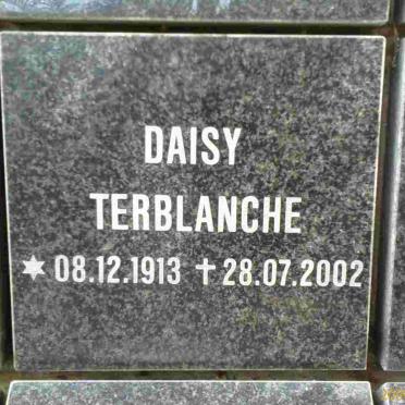 TERBLANCHE Daisy 1913-2002