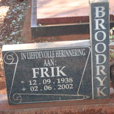 BROODRYK Frik 1938-2002