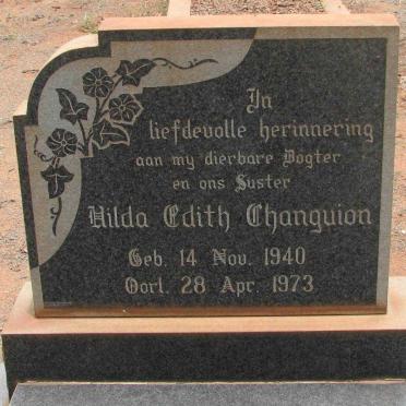 CHANGUION Hilda Edith 1940-1973